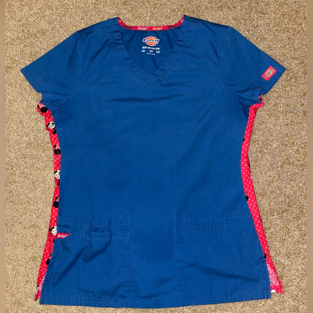 Dickies Scrub Top Minnie Mouse